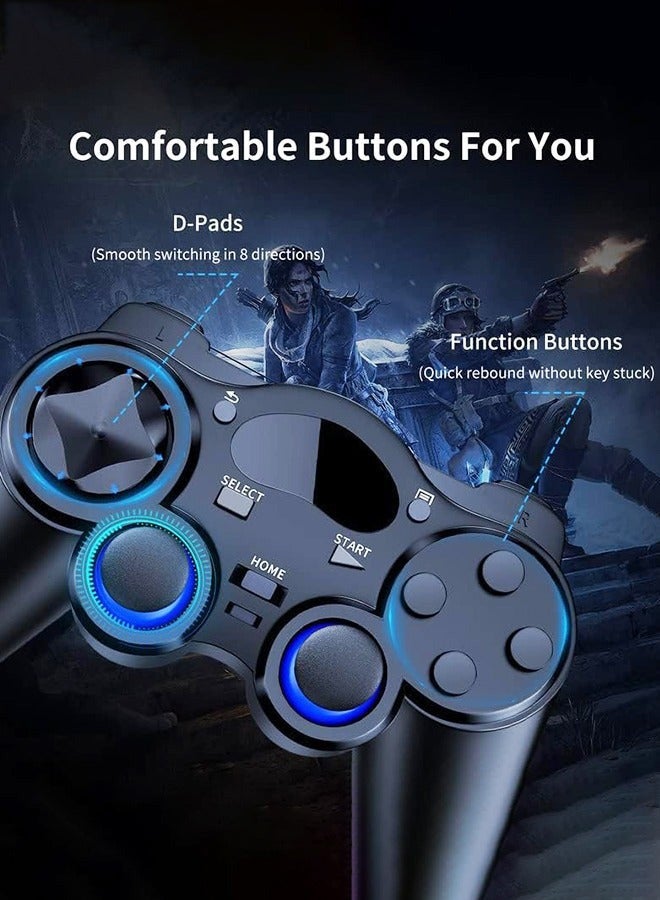 Bukela Wireless PC Controller, Wireless USB Controller /Android/PC/Desktop/Laptop, PC Game Controller for PC for Steam Controller for PC, Black - Image 5